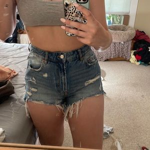 Zara jean shorts